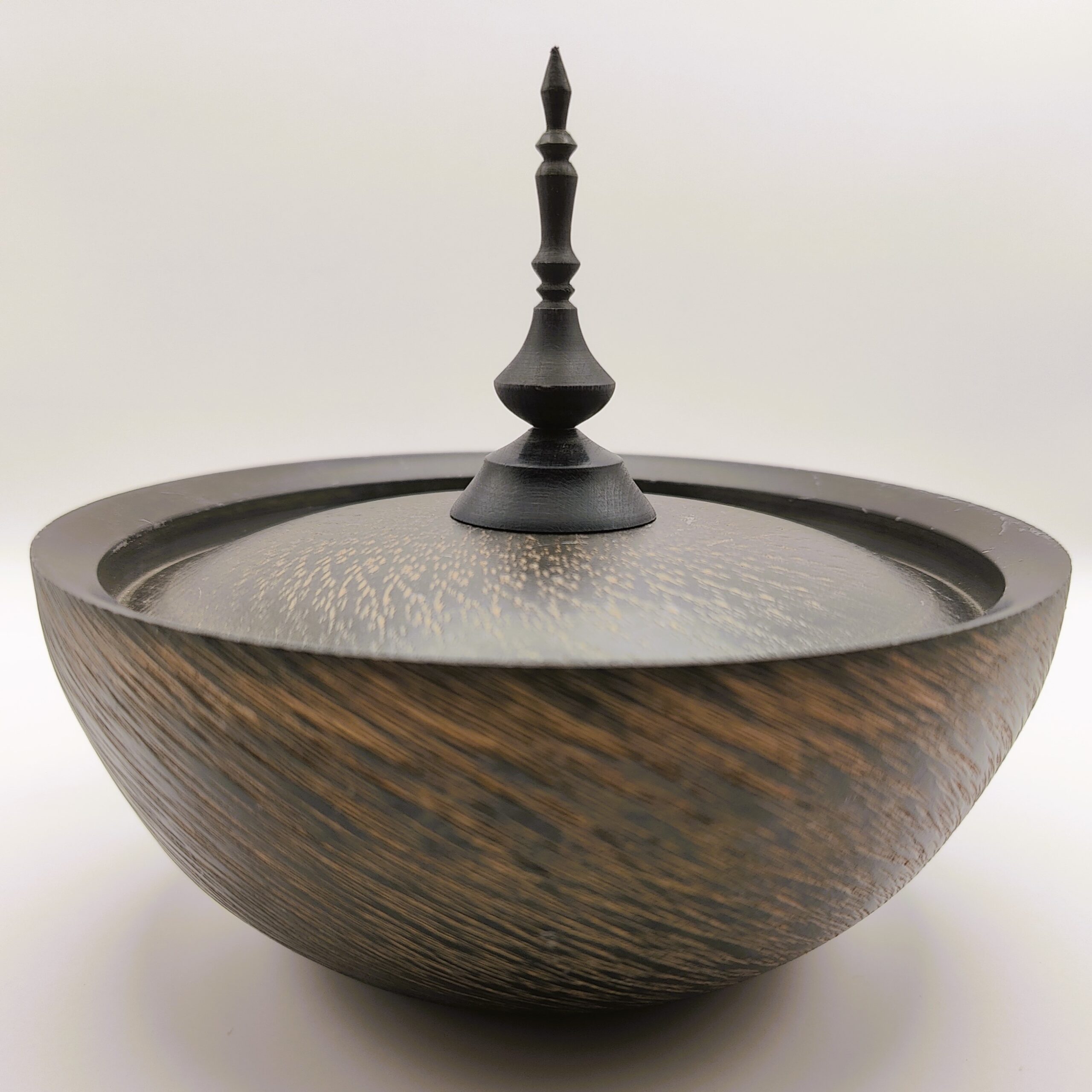 Hollow Form With Finial