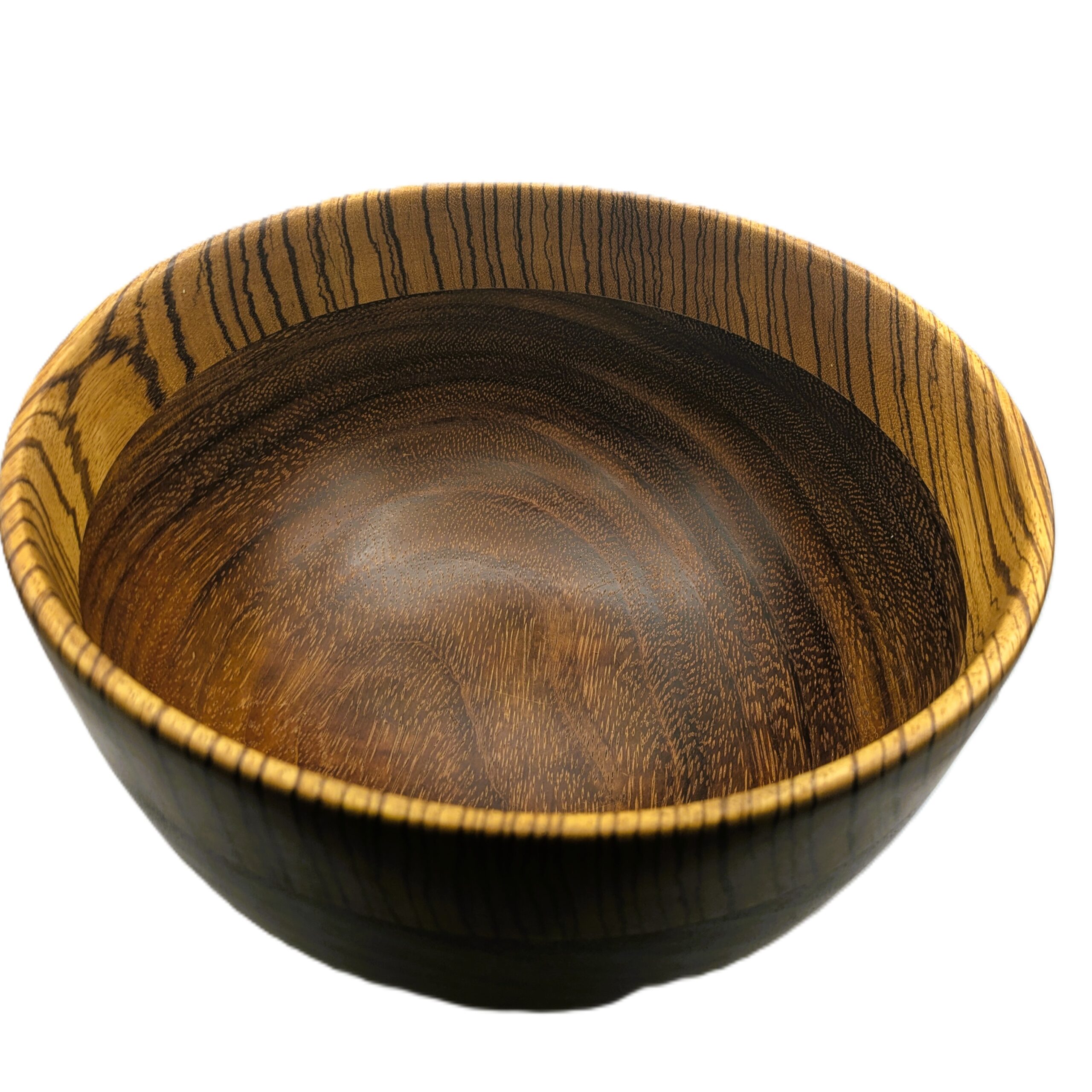 Bubinga and Zebrano bowl